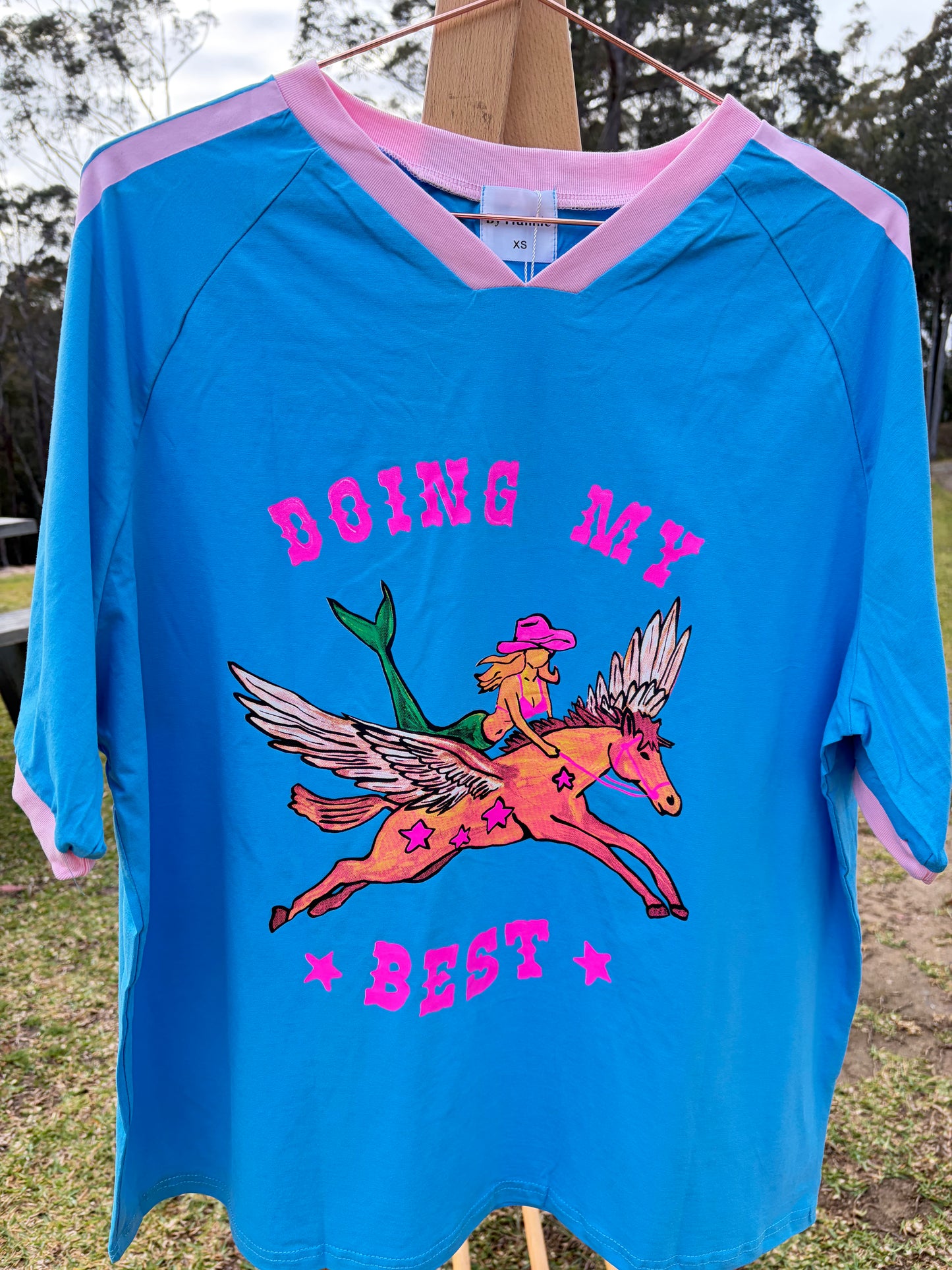 By Frankie Doing My Best Tee in Blue