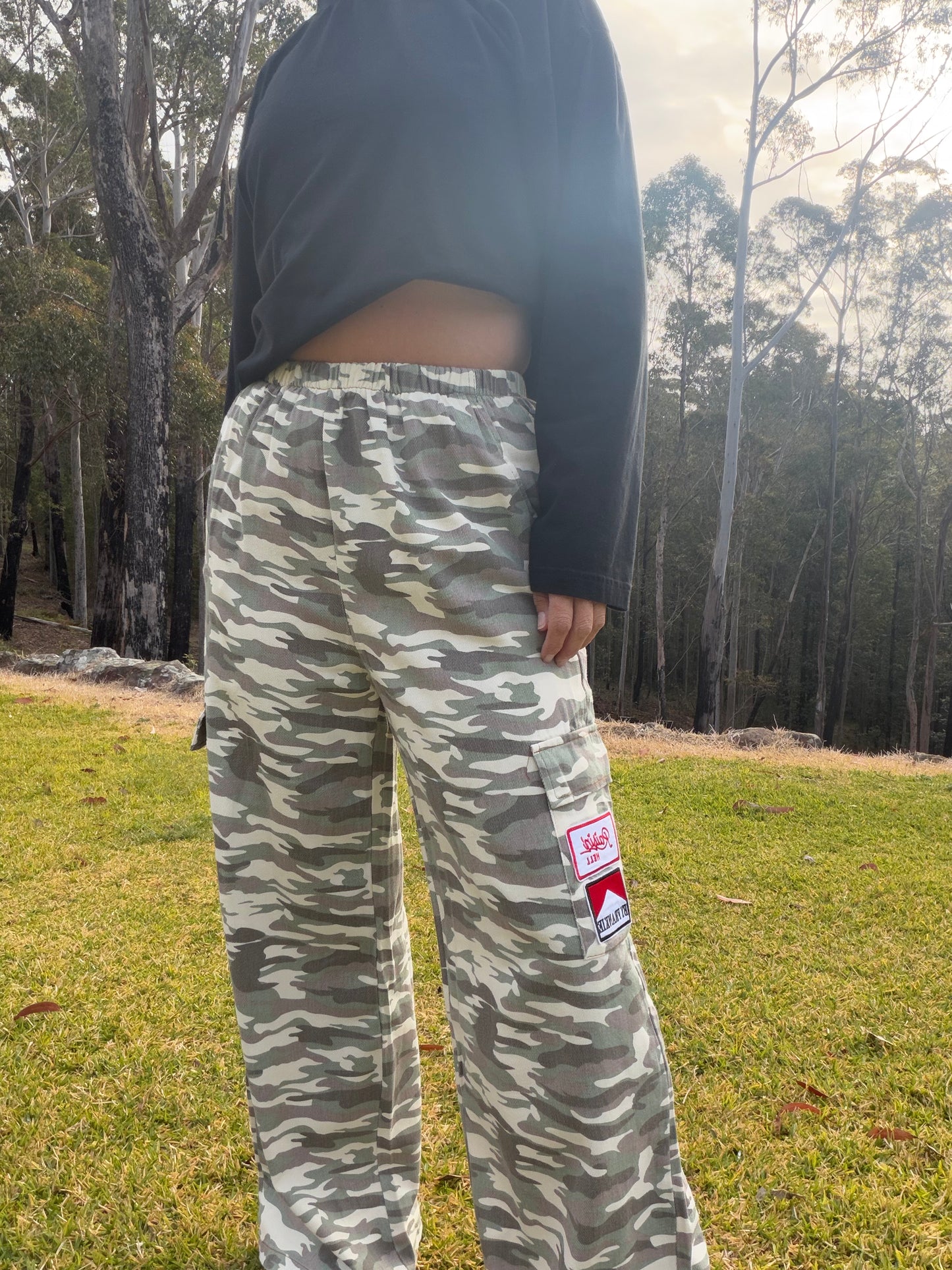 By Frankie Camo Cargo Pants