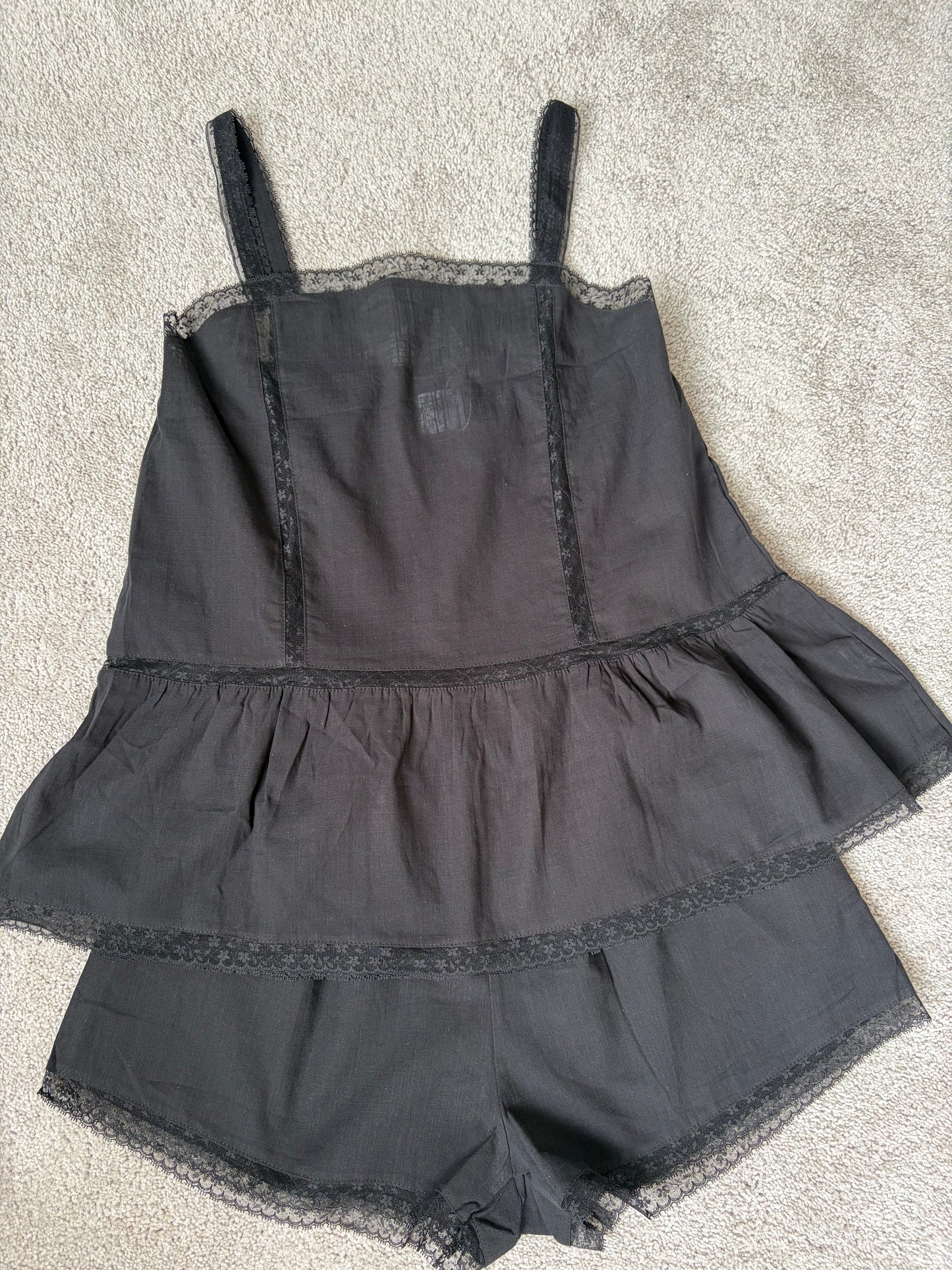 Layla lace set - Black