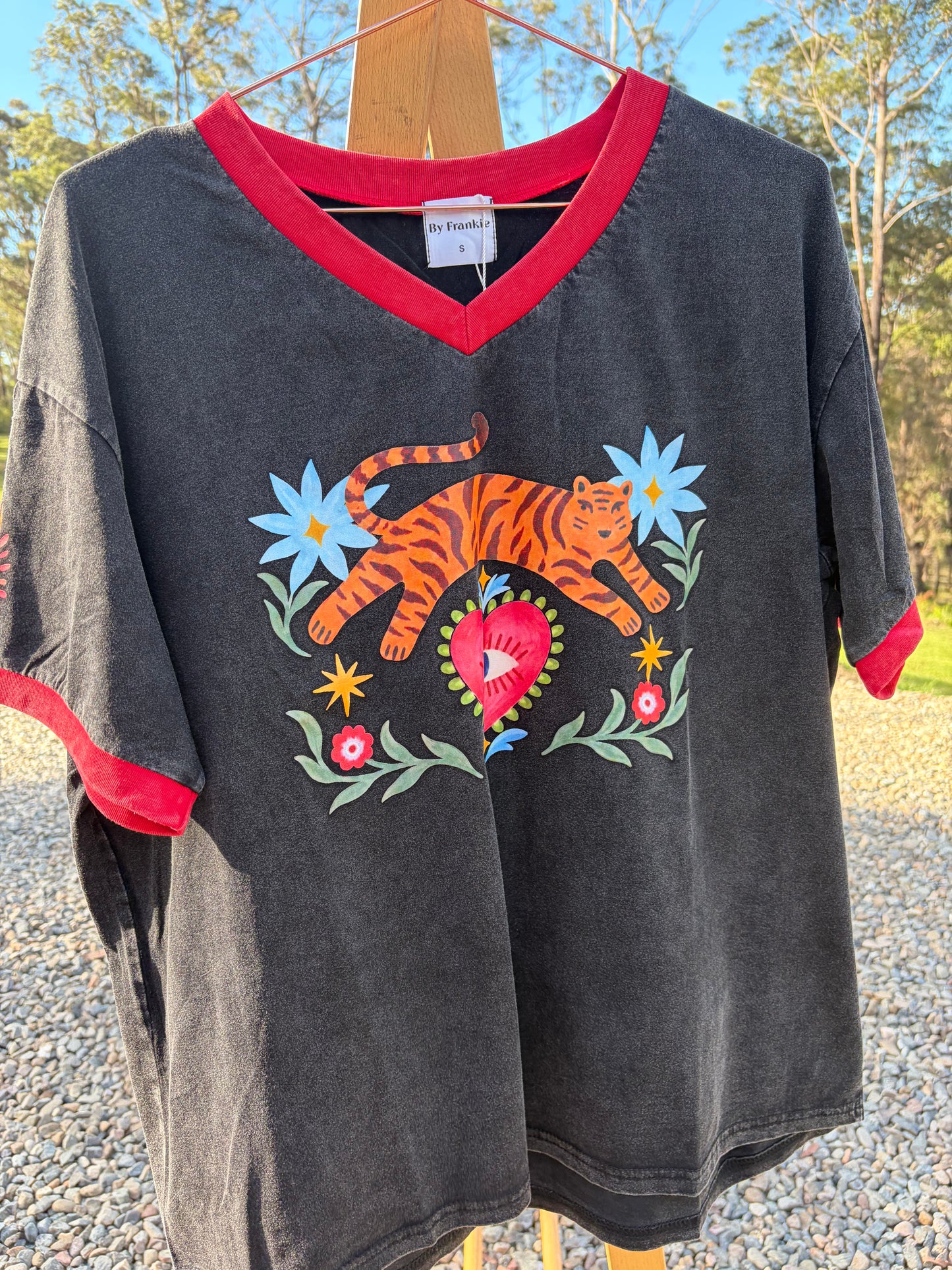 Tiger Eye Tee in Black